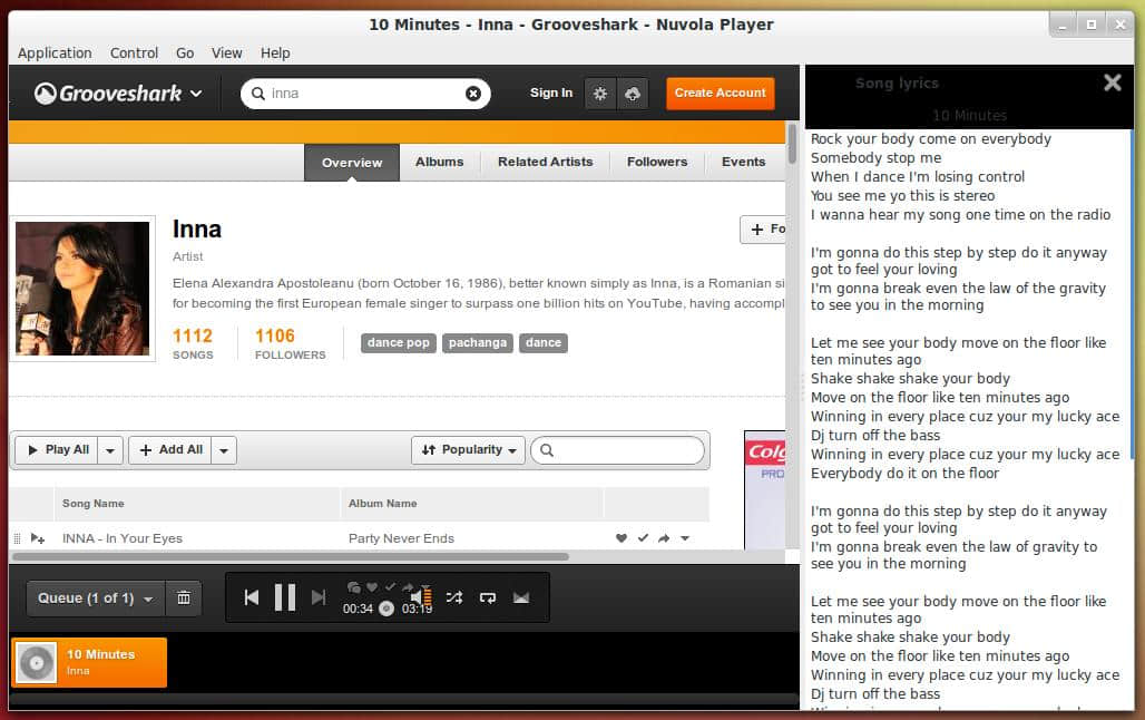 Grooveshark Music Service