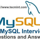 给linux用户的11个高级MySQL数据库面试问题和答案
