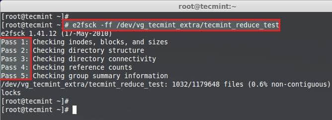 Scan Parition for Errors