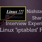 关于Linux防火墙'iptables'的面试问答