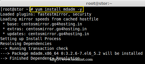 install mdadm in linux