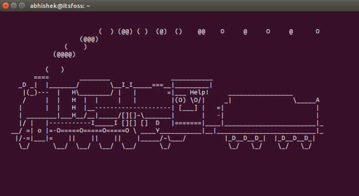 Linux Terminal Train