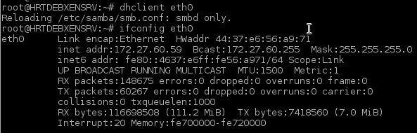 Request IP Address from DHCP