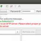 错误：无法与 SFTP 服务器建立 FTP 连接