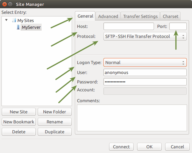 Cannot establish FTP connection to an SFTP server