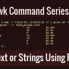 awk 系列：如何使用 awk 按模式筛选文本或字符串