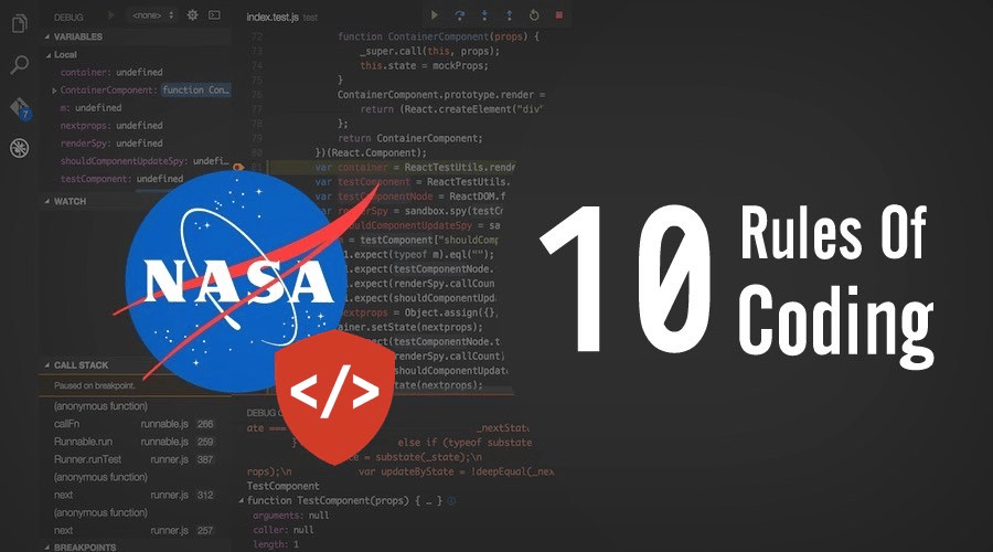 rules of coding nasa