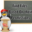 如何根据文件权限查找文件