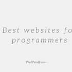 程序员最佳网站