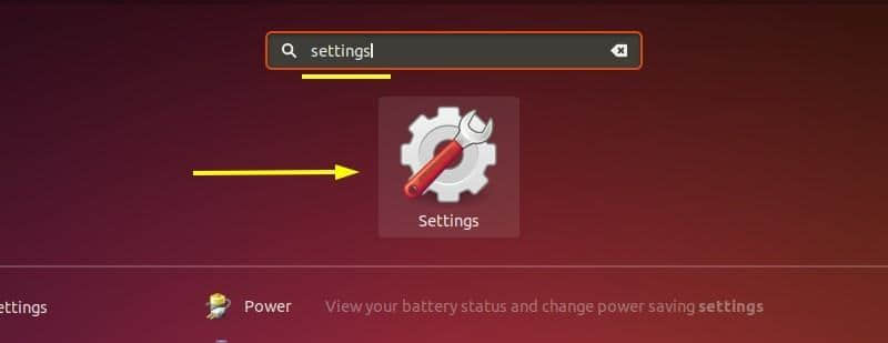 Applications Menu Settings