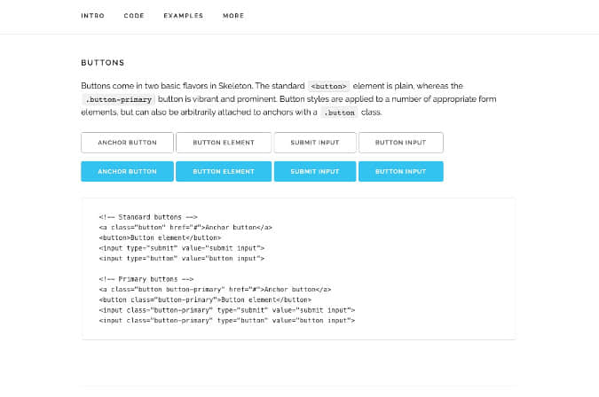 Skeleton documentation