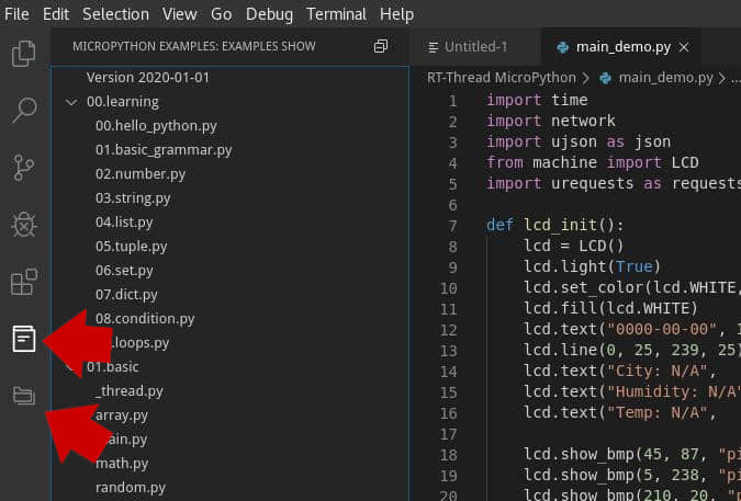 MicroPython examples