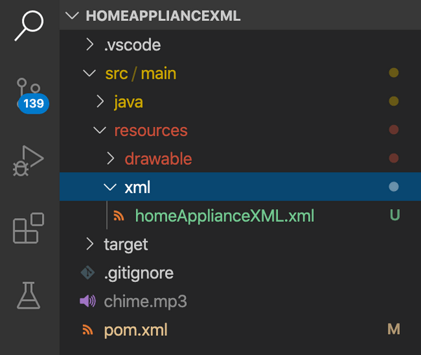 Home Appliance file structure