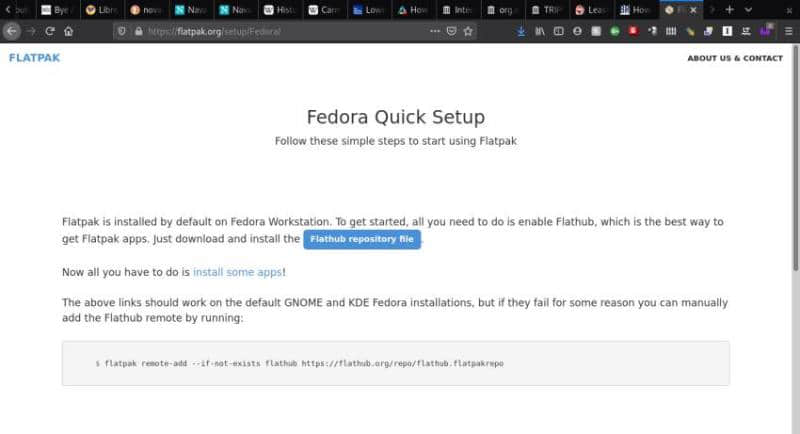 Install Flathub