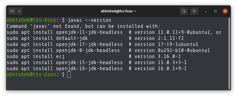 Check if Java compiler is already installed or not