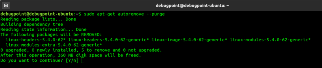 Autoremove Purge