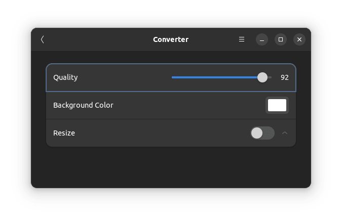 customize converter