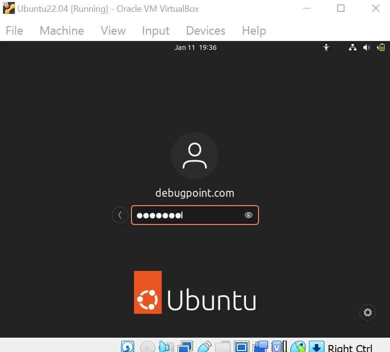 登录 Ubuntu